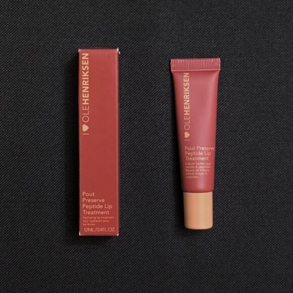 OLE HENRIKSEN Cocoa Crème Pout Preserve Peptide Lip Treatment Balm - NWT's - Picture 1 of 3